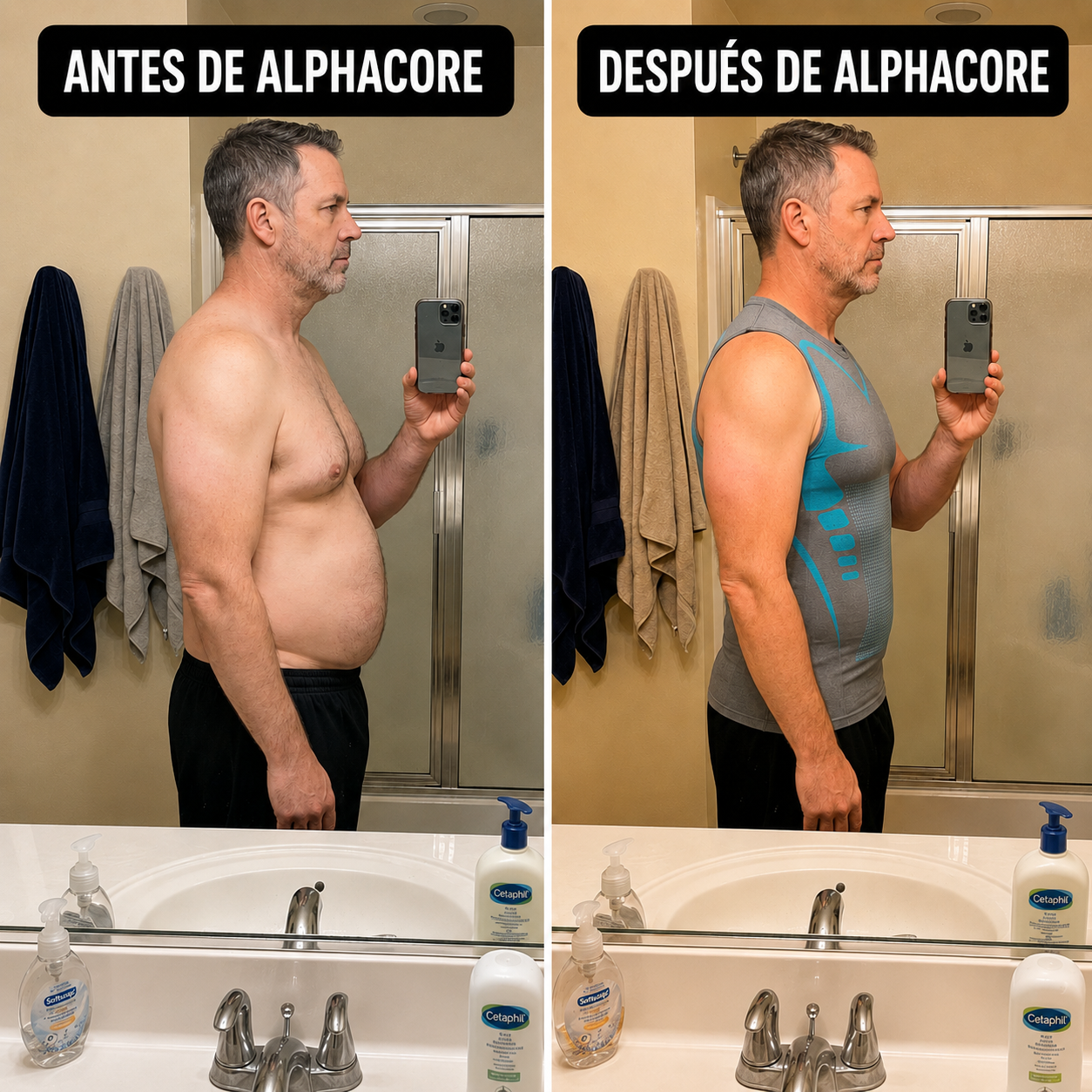 AlphaCore™ — Top de Compresión de Triple Zona